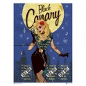 DC BOMBSHELLS LITHOGRAPHIC PRINT - BLACK CANARY