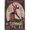 CATWOMAN STATUE RETAIL PROMO POSTER 