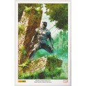 MARVEL'S YOUNG GUNS 2018 LITHO - BLACK PANTHER by MARCO CHECCHETTO