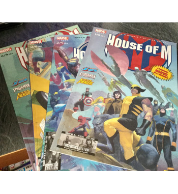 HOUSE OF M 1 to 4 COMPLETE SET
